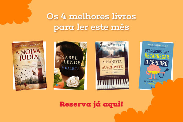 Os 4 melhores livros para ler este mês