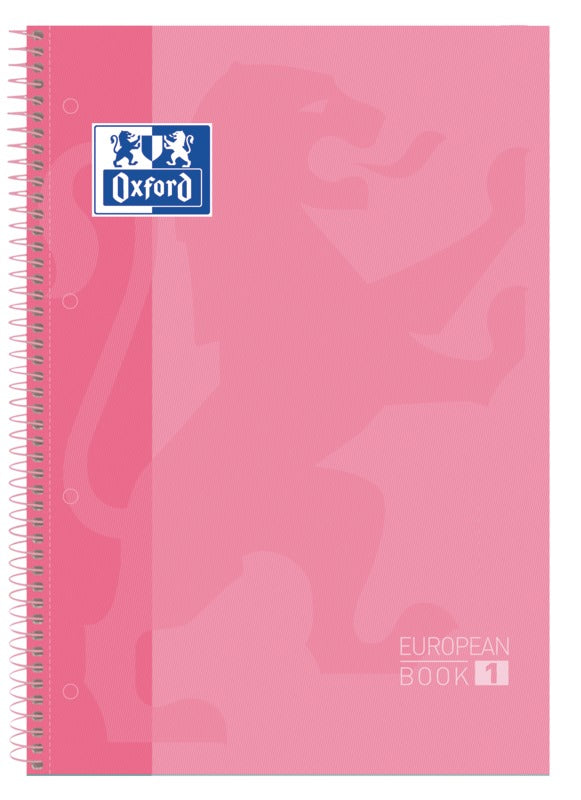 Caderno Espiral A4 Pautado Rosa