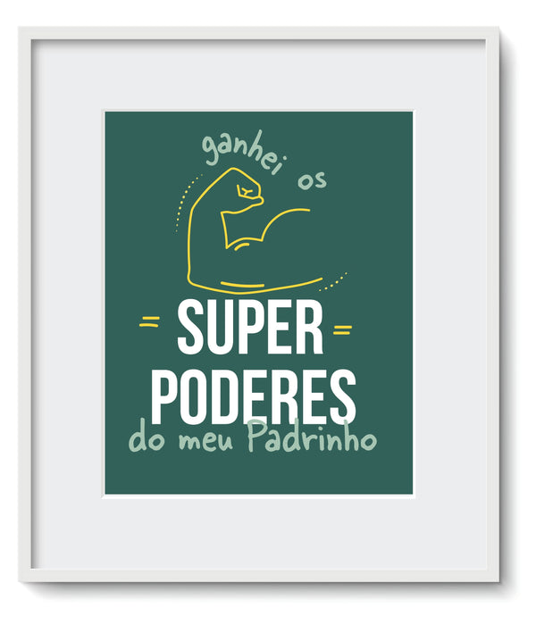 Facepaper "Padrinho Super Poderes"