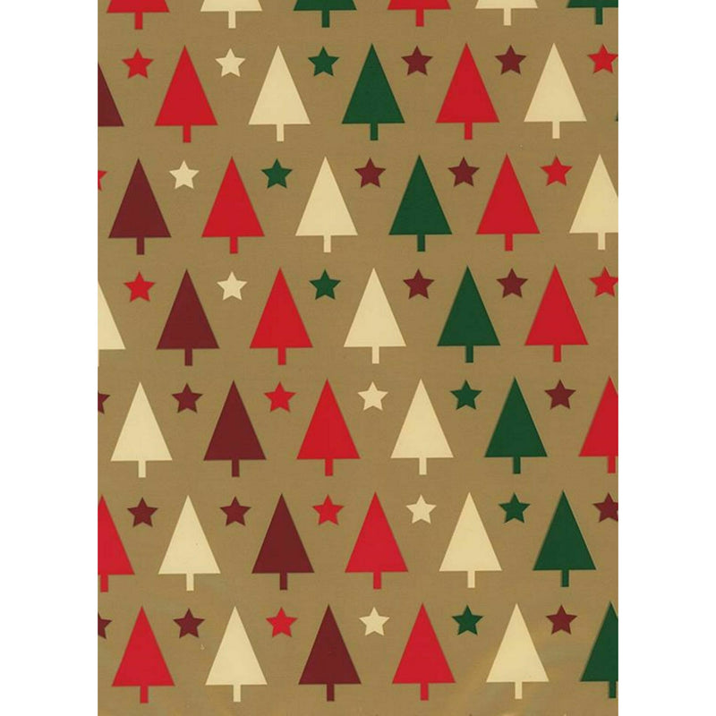 Rolo Papel Embrulho Natal Trad 10Mtx70Cm