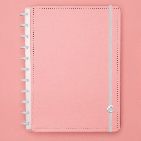 Caderno Grande Rosa Pastel