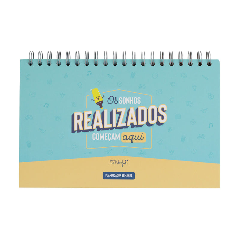 Organizador Semanal - Os Sonhos Realizad