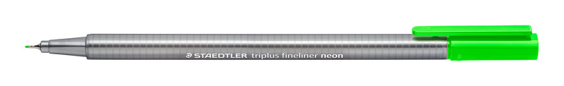 Marcador Triplus Fineliner Verde Neon