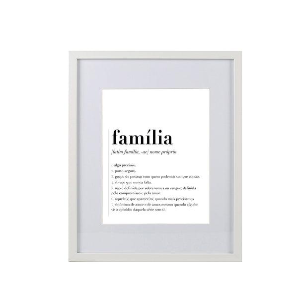 Facepaper "Definição Família"