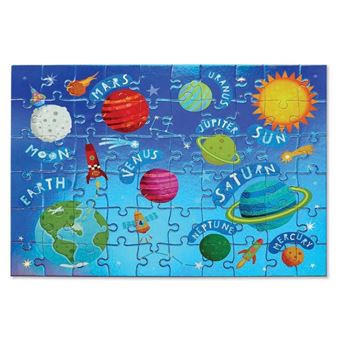 Puzzle 60 Peças Foil Outer Space