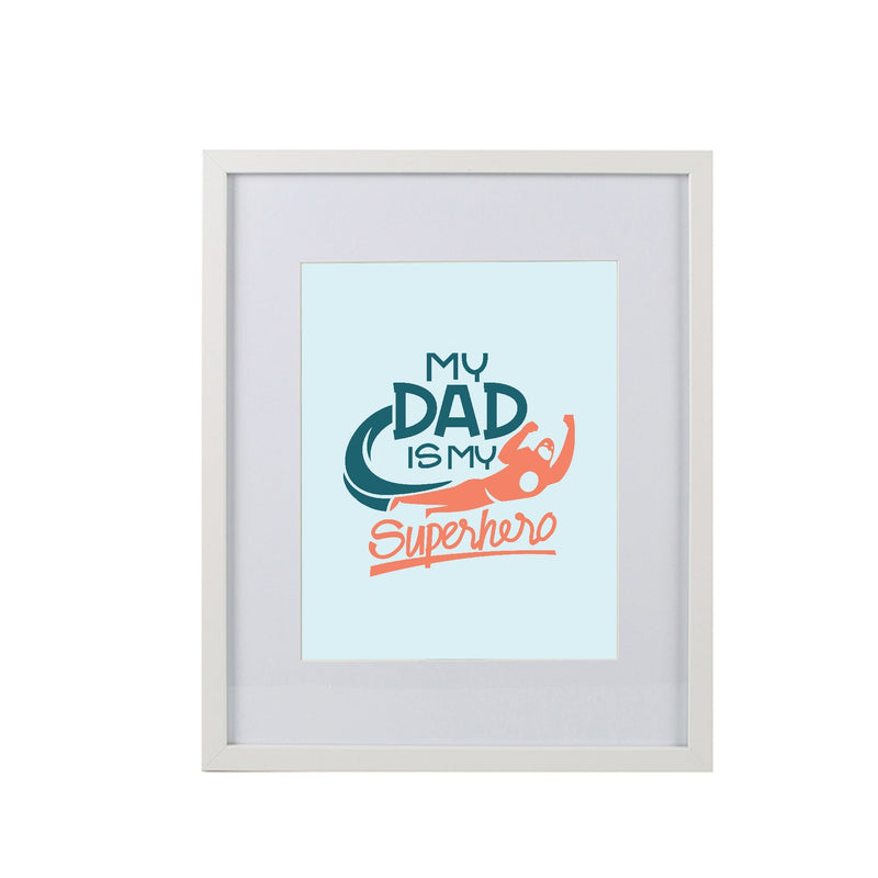 Facepaper "My Dad Is My Superhero"