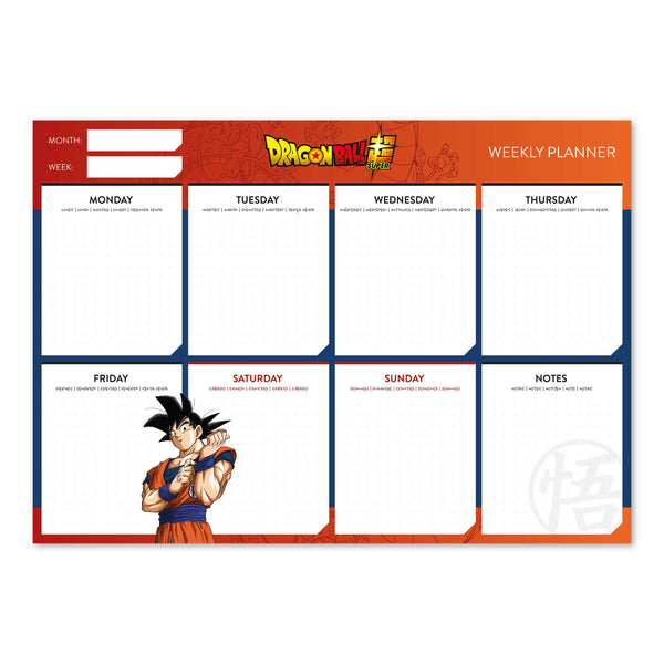 Organizador Sem A4 - Dragon Ball