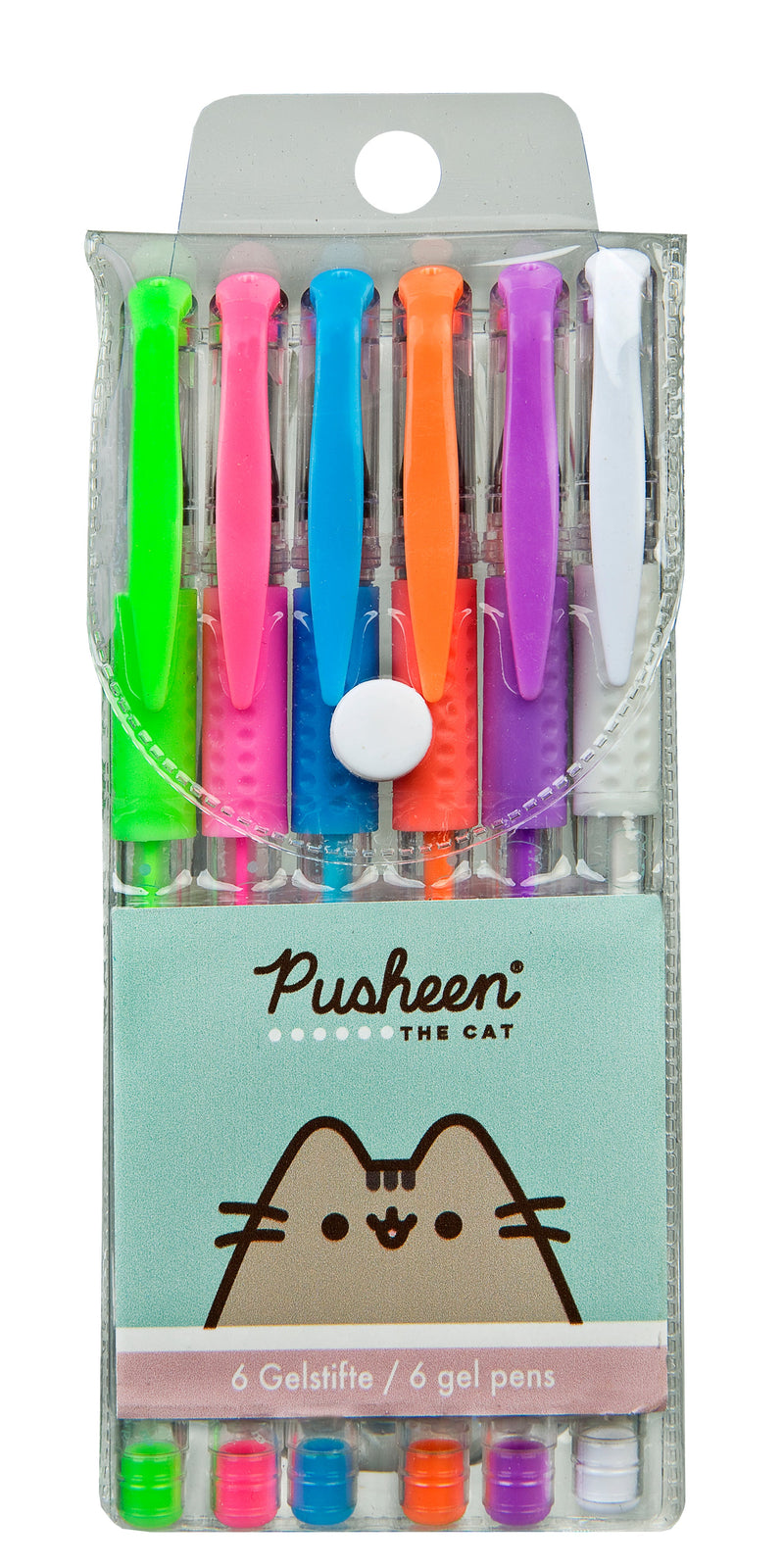 Conjunto 6 Canetas Gel - Pusheen