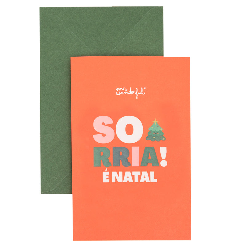 Postal - Sorria! É Natal