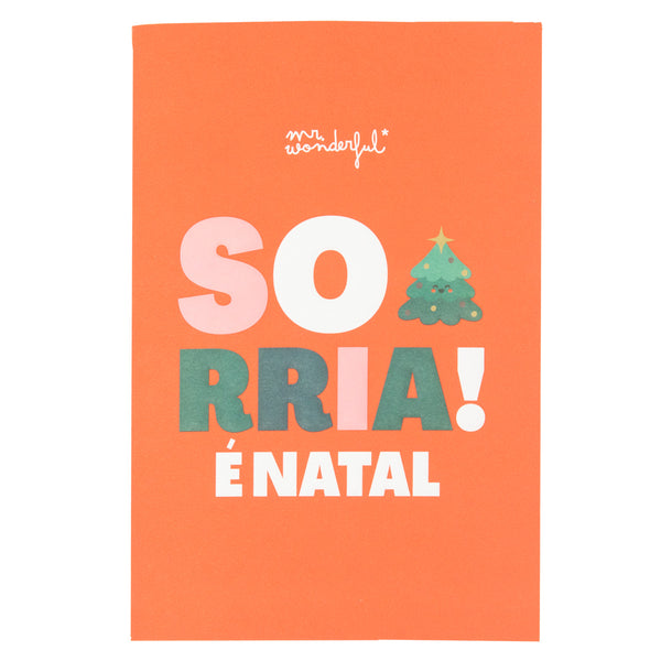 Postal - Sorria! É Natal