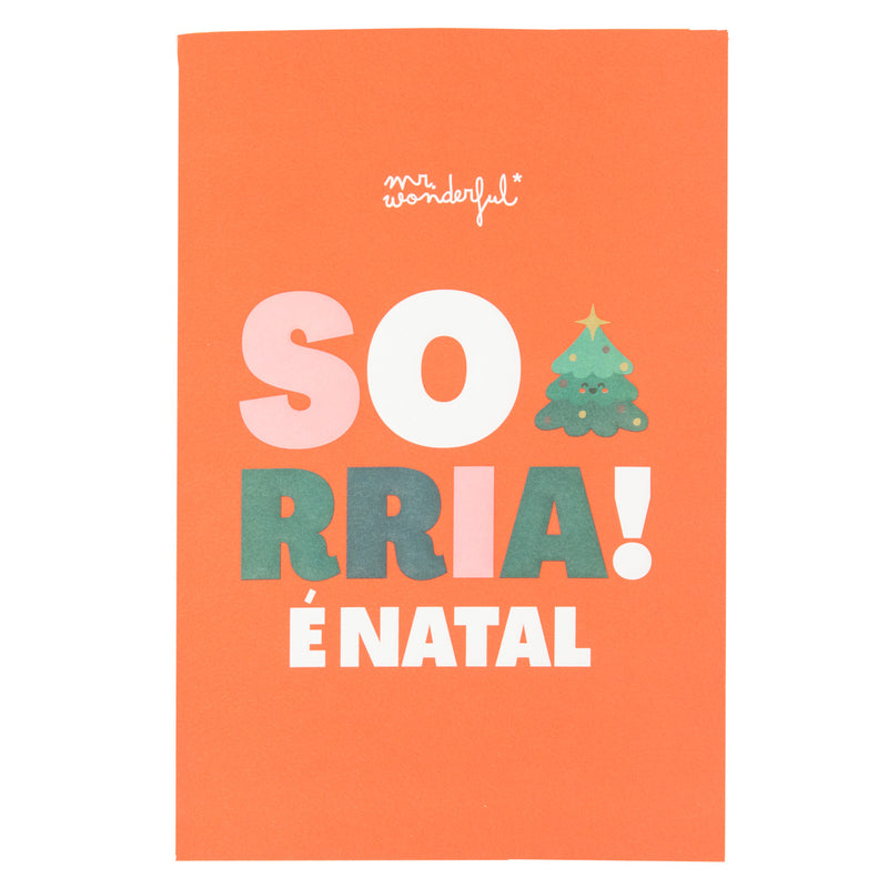 Postal - Sorria! É Natal